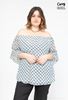 Picture of CURVY GIRL ON AND OFF THE SHOULDER TUNIC